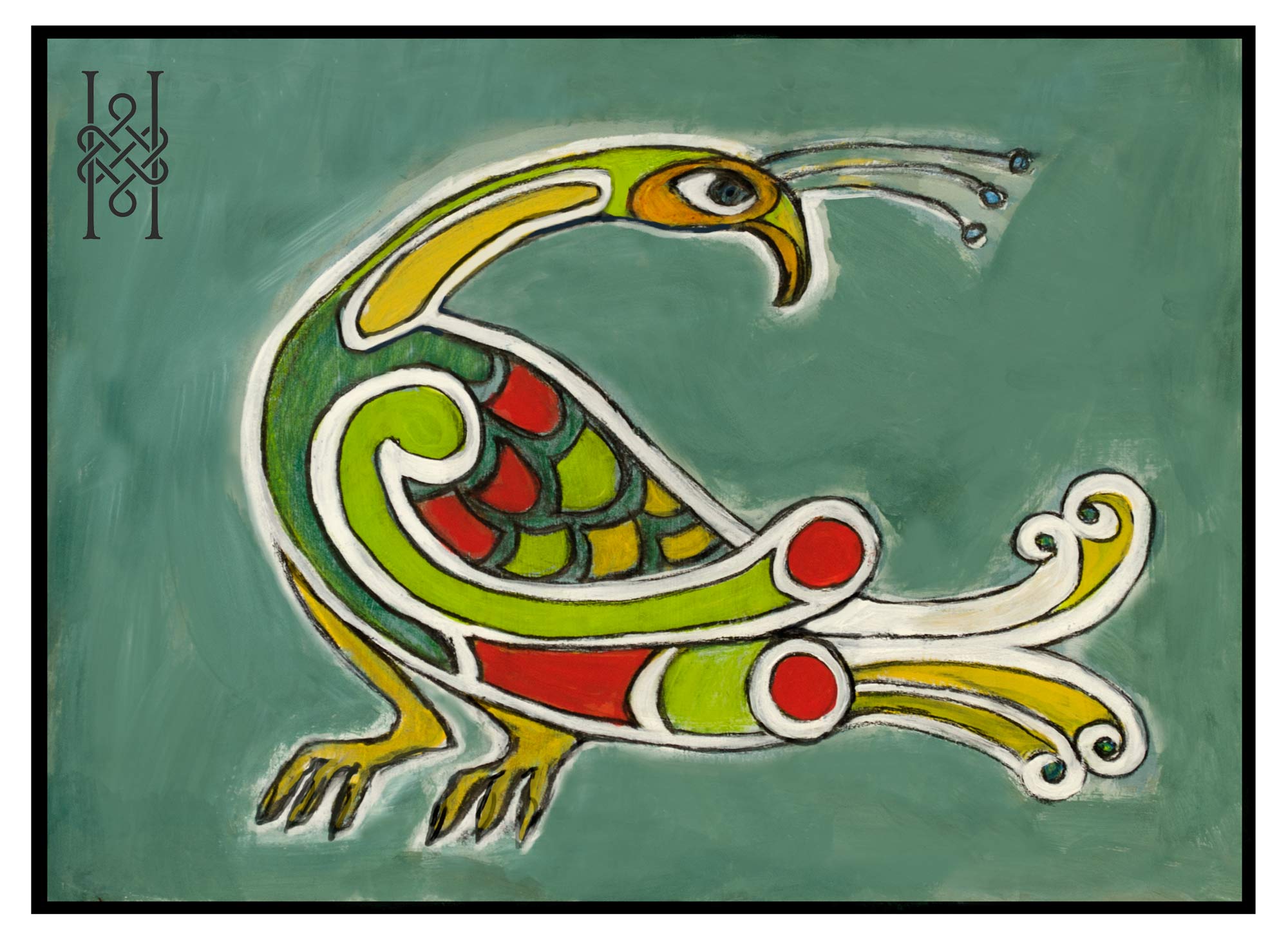 Celtic-Peacock – HOP Celtic Art By Liz Thorne